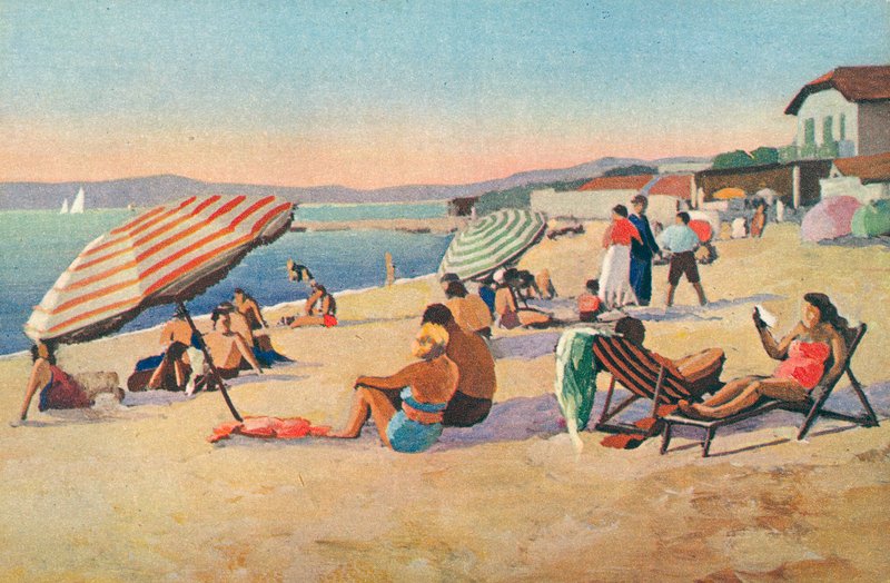 Saint Tropez: La plage de la bouillabaisse von French School