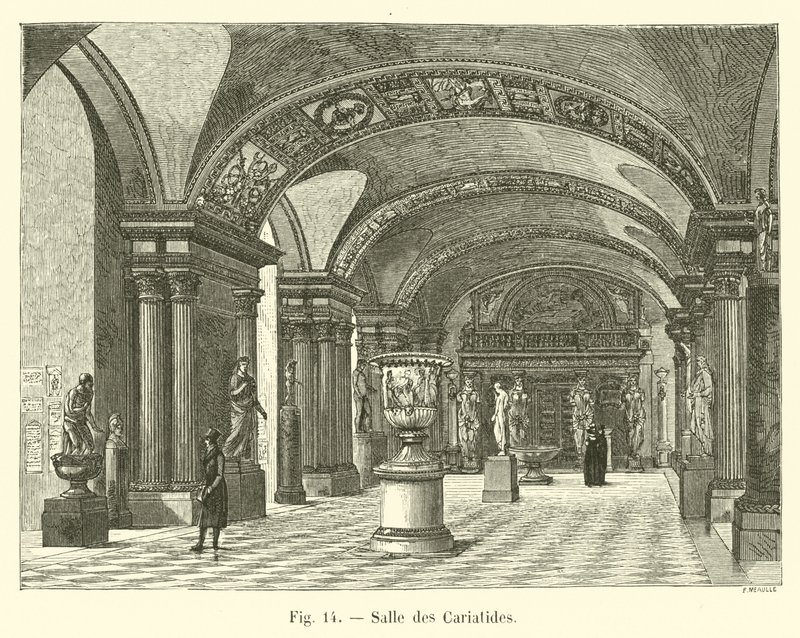 Saal der Karyatiden von French School