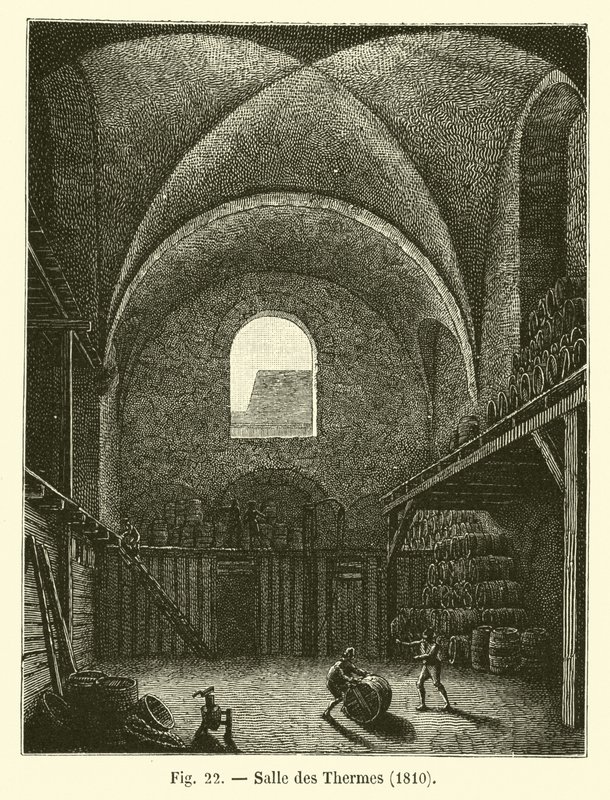 Thermen-Saal, 1810 von French School