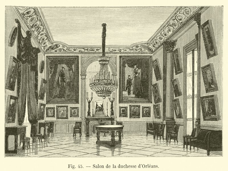 Salon der Herzogin von Orleans von French School