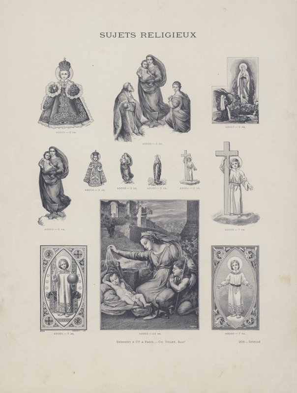 Religiöse Themen von French School