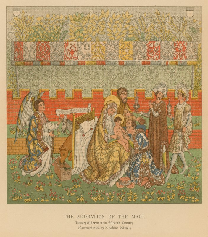 Die Anbetung der Könige von French School
