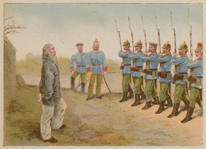 Die Hinrichtung von Francois Debergue von French School