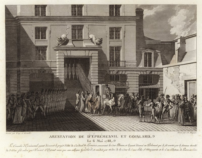 Die Verhaftung von Jean-Jacques Duval d