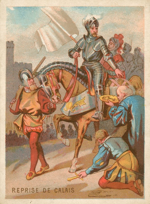Die Eroberung von Calais durch König Heinrich II. von Frankreich von French School