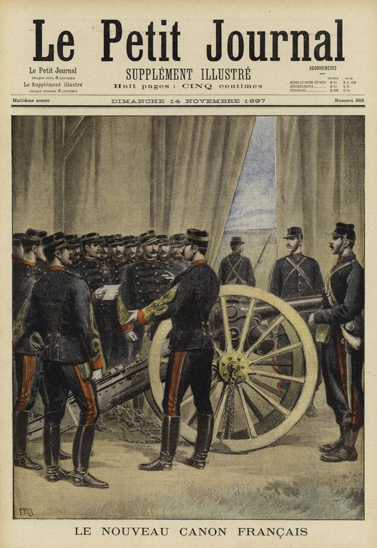 Die neue französische Kanone, 1897 von French School