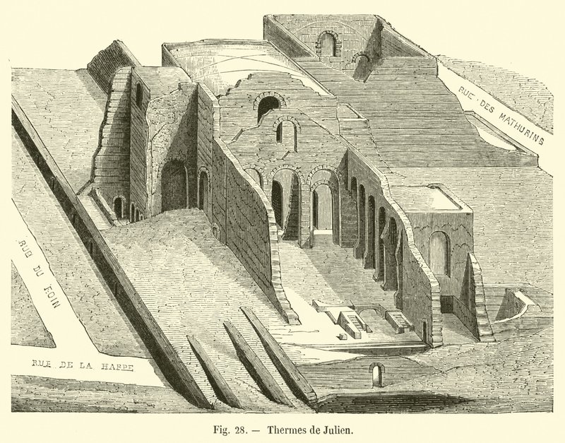 Julianische Thermen von French School