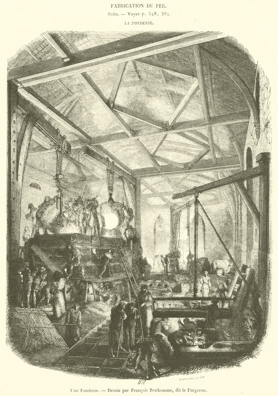 Eine Gießerei von French School