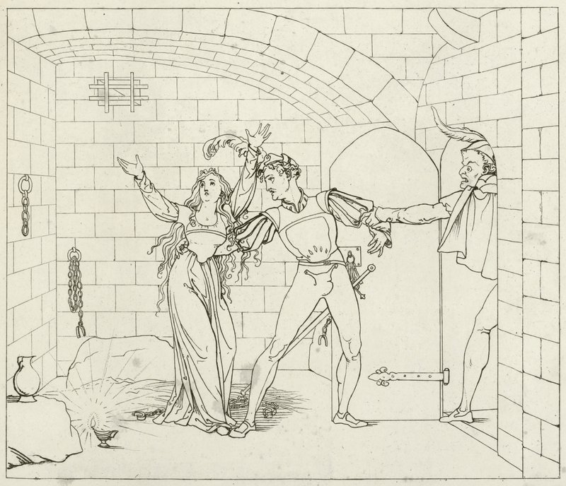 Illustration zu Goethes Faust von Friedrich August Moritz Retzsch