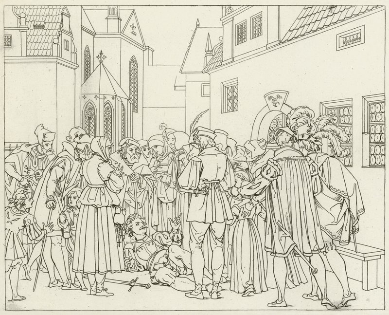 Illustration zu Goethes Faust von Friedrich August Moritz Retzsch