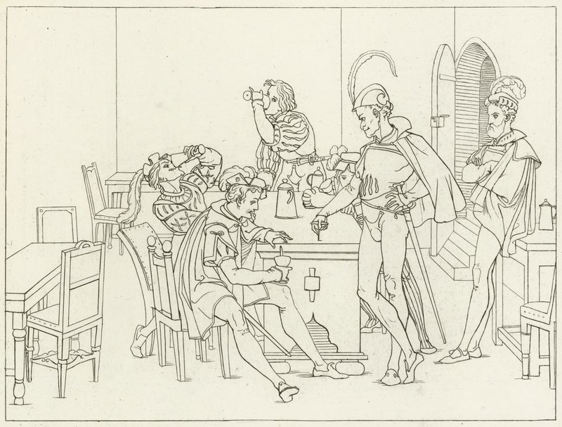 Illustration zu Goethes Faust von Friedrich August Moritz Retzsch