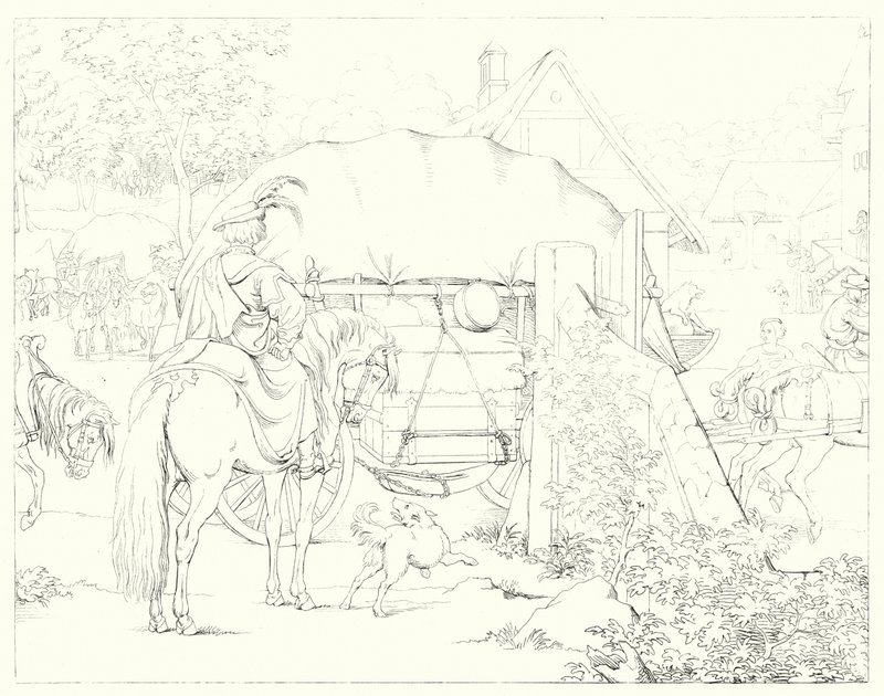 Illustration zu Schillers Lied von der Glocke von Friedrich August Moritz Retzsch
