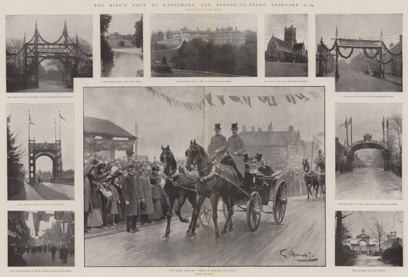 Der Besuch des Königs in Rangemore und Burton-on-Trent, 21.-24. Februar von G.S. Amato