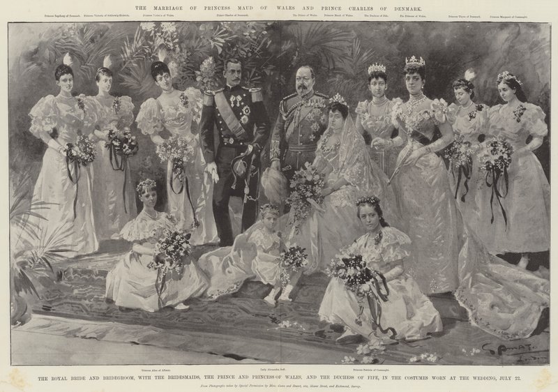 Die Hochzeit von Prinzessin Maud von Wales und Prinz Charles von Dänemark von G.S. Amato