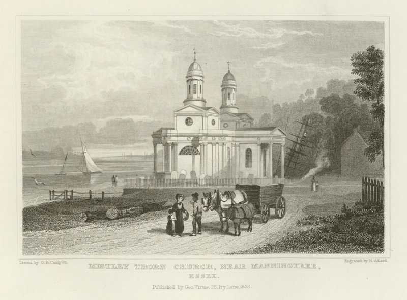 Mistley Thorn Kirche, nahe Manningtree, Essex von George Bryant Campion