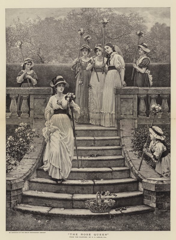 Die Rosenkönigin von George Dunlop Leslie
