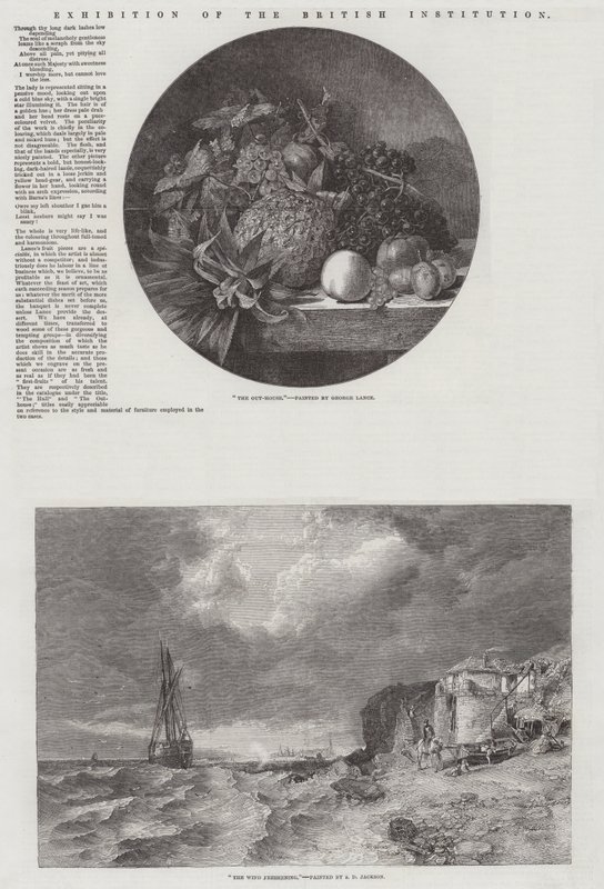 Ausstellung der British Institution von George Lance