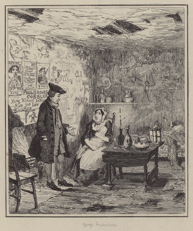 Illustration für Jack Sheppard von George (after) Cruikshank
