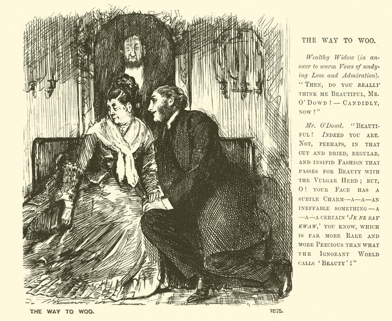 Der Weg zu werben von George (after) Du Maurier
