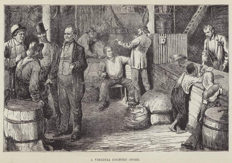 Ein Landladen in Virginia von George Augustus Sala