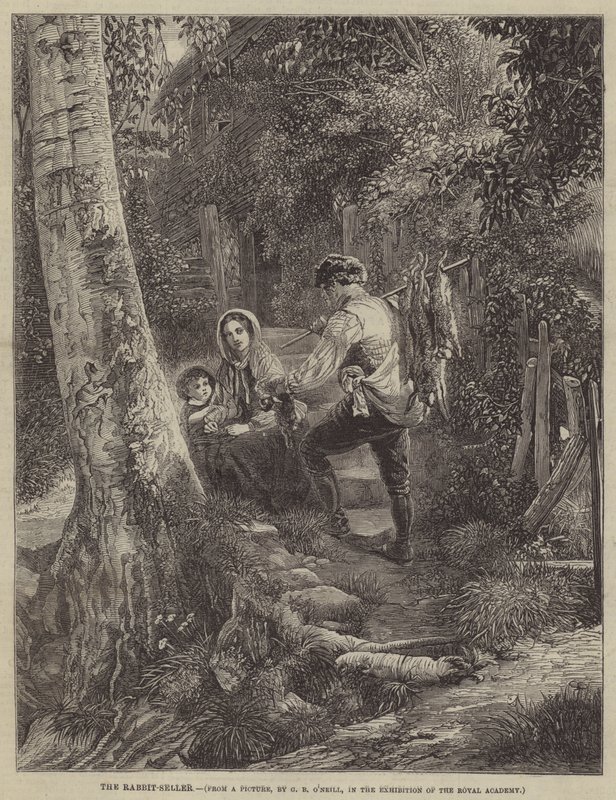 Der Kaninchenverkäufer von George Bernard O