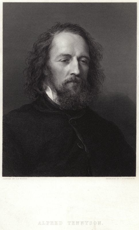 Porträt von Alfred, Lord Tennyson von George Frederick Watts
