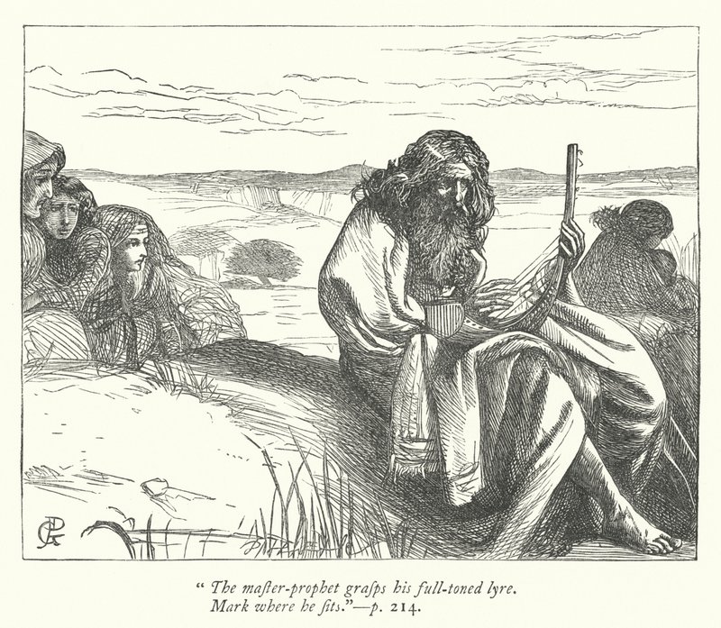 Illustration für Die Gefangenschaft von George John Pinwell