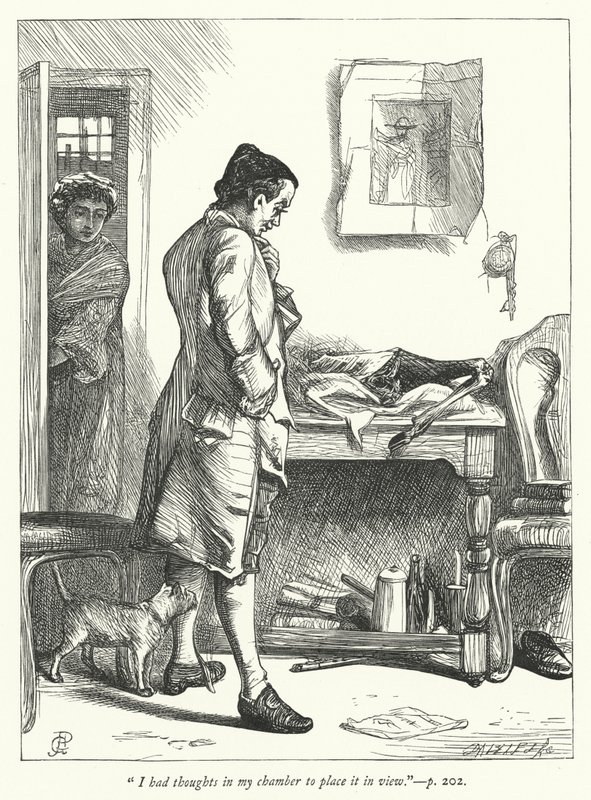 Illustration für Das verlassene Dorf (Gravur) von George John Pinwell