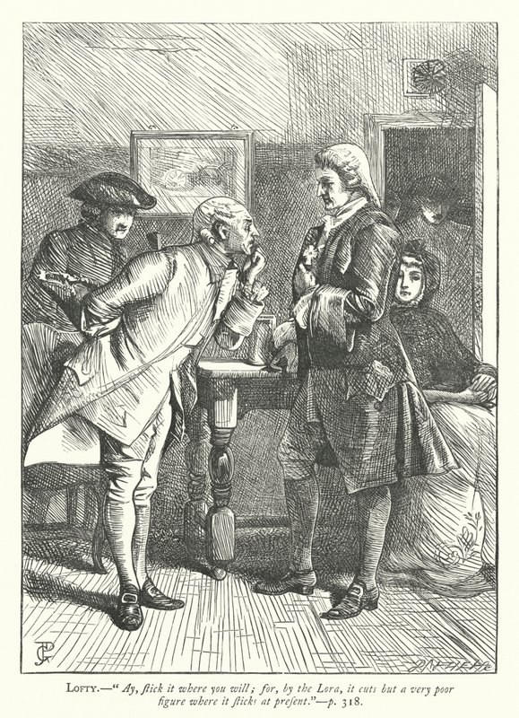 Illustration für Der gutmütige Mann (Gravur) von George John Pinwell