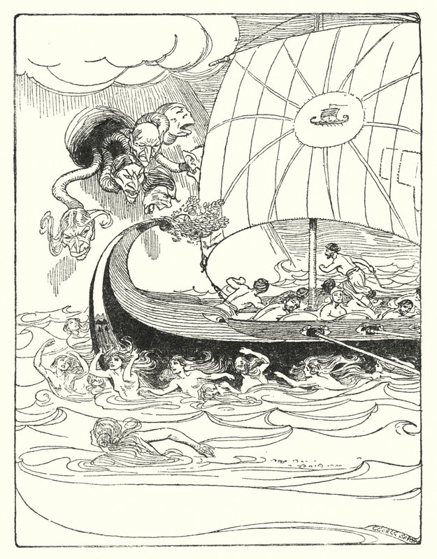 Jason und die Argonauten: "Und sie fingen das Schiff und führten es, und reichten es von Hand zu Hand weiter" von George Soper