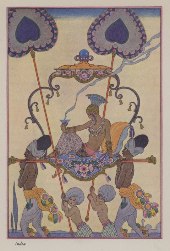 Die Romanze des Parfüms: Indien von Georges (after) Barbier