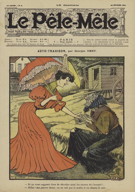 Selbstverrat (Illustration für Le Pele-Mele, 1906) von Georges Antonin Henri Mory