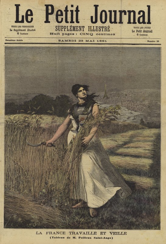 Titelblatt von Le Petit Journal, 23. Mai 1891 von Georges Louis Poilleux Saint Ange