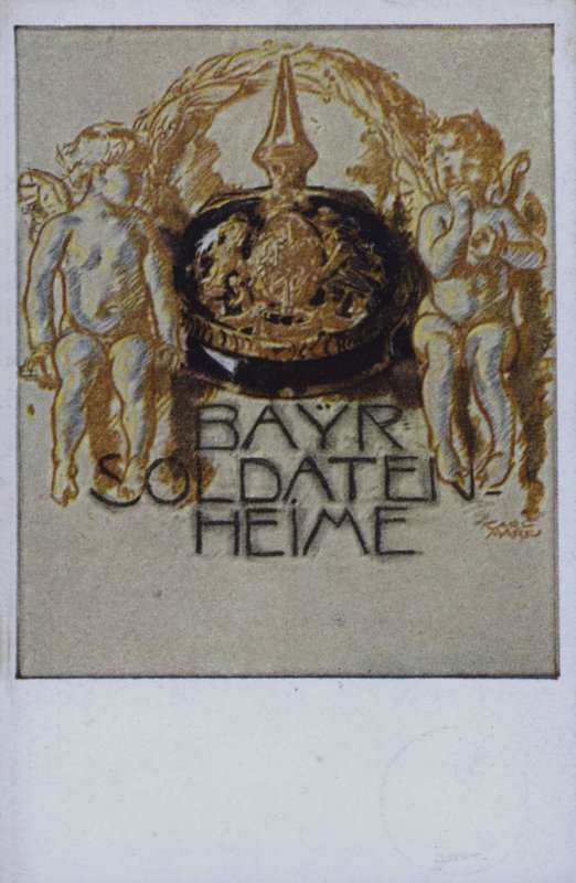 Bayerischer Soldatenhelm von German School