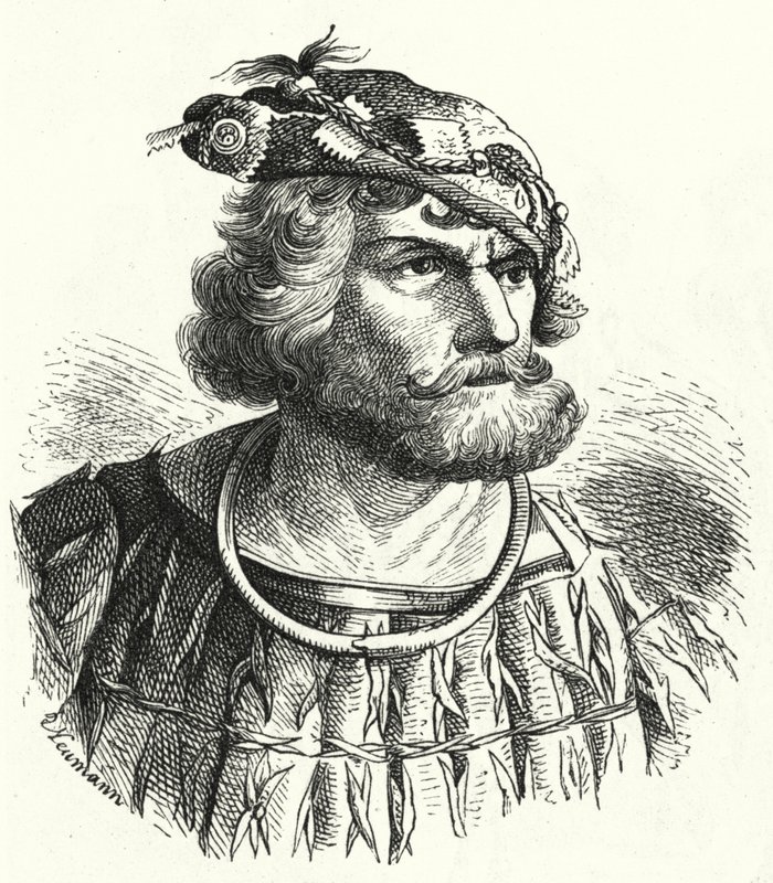 Florian Geyer, deutscher Adliger und Ritter, einer der Kommandanten der Bauernkräfte im Deutschen Bauernkrieg von German School