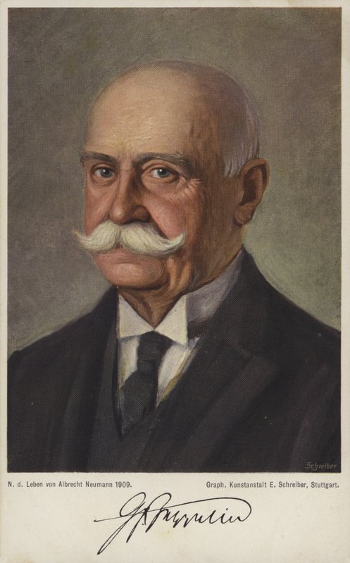 Graf Ferdinand von Zeppelin, deutscher Luftschiffkonstrukteur von German School