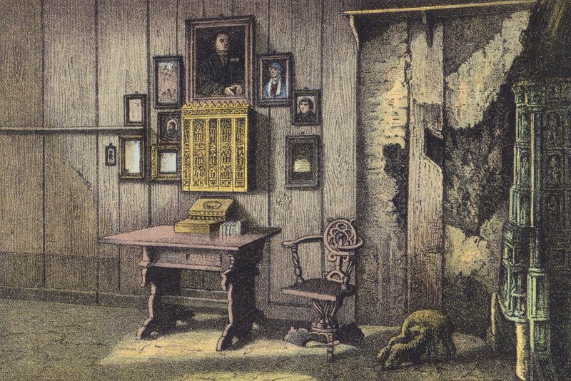 Luthers Zimmer auf der Wartburg von German School