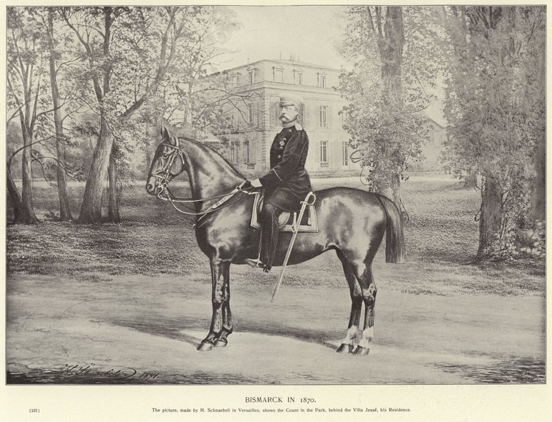 Otto von Bismarck im Jahr 1870 von German School