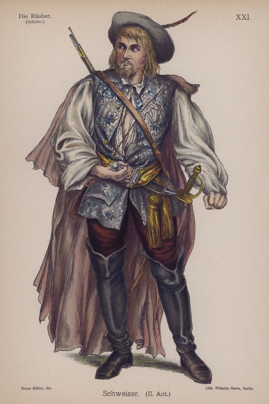 Schweizer, aus Die Räuber von Friedrich Schiller von German School