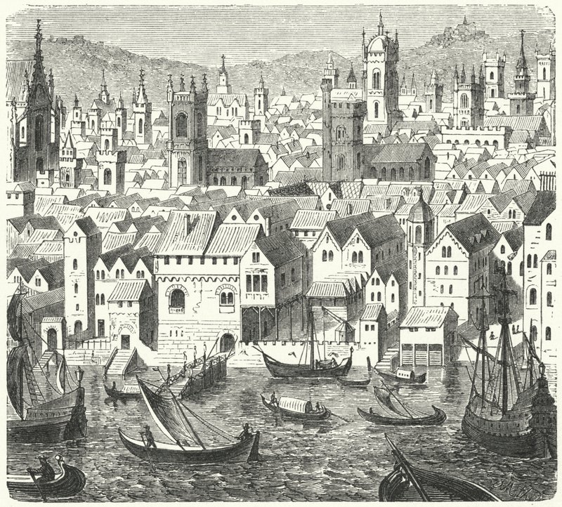 Der Stalhof, Handelsbasis der Hanse in London von German School