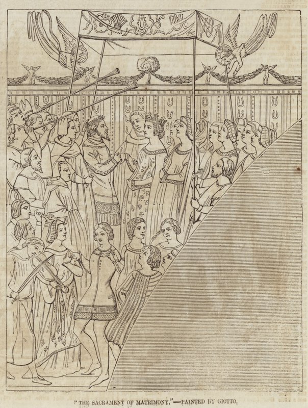 Das Sakrament der Ehe von Giotto di Bondone