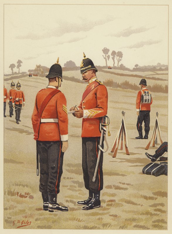 Die 43., Oxfordshire Leichte Infanterie von Godfrey Douglas Giles