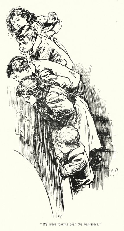 Illustration für „The Story of the Treasure Seekers“ von E. Nesbit (Lithografie) von Gordon Frederick Browne