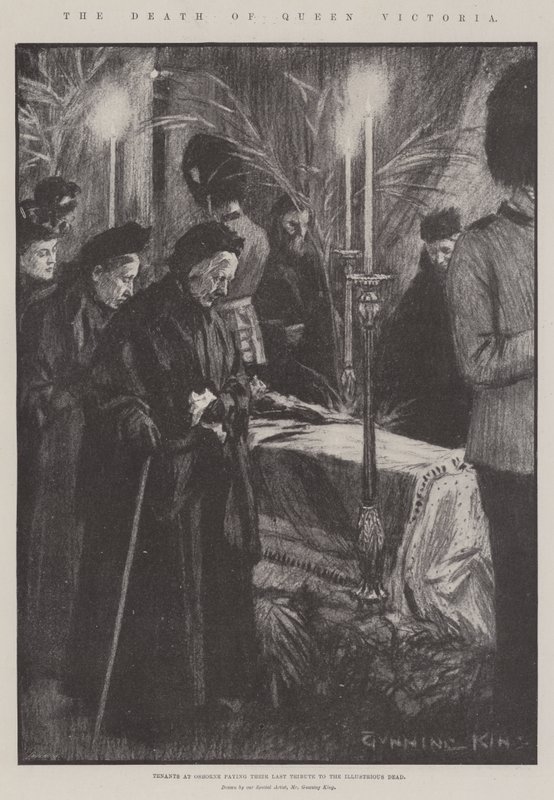 Der Tod von Königin Victoria von Gunning King