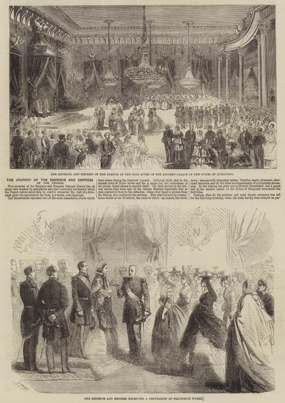 Die Reise des Kaisers und der Kaiserin von Frankreich von Gustave Janet