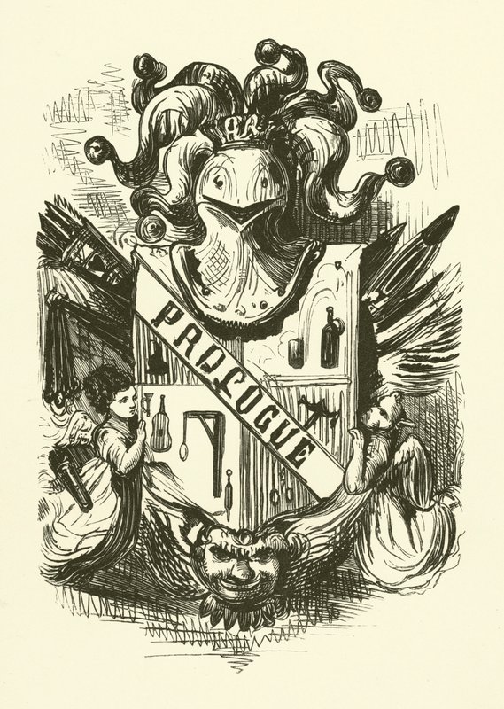 Illustration für die Werke von Rabelais von Gustave after Dore
