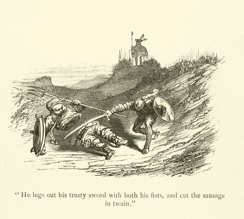Illustration für die Werke von Rabelais von Gustave after Dore