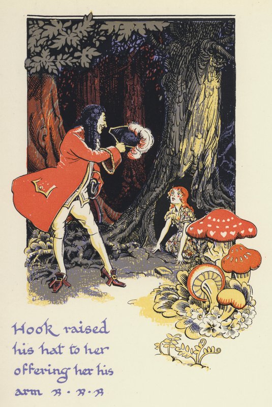 Peter Pan und Wendy: Hook zog seinen Hut vor ihr und bot ihr seinen Arm an von Gwynedd M. Hudson