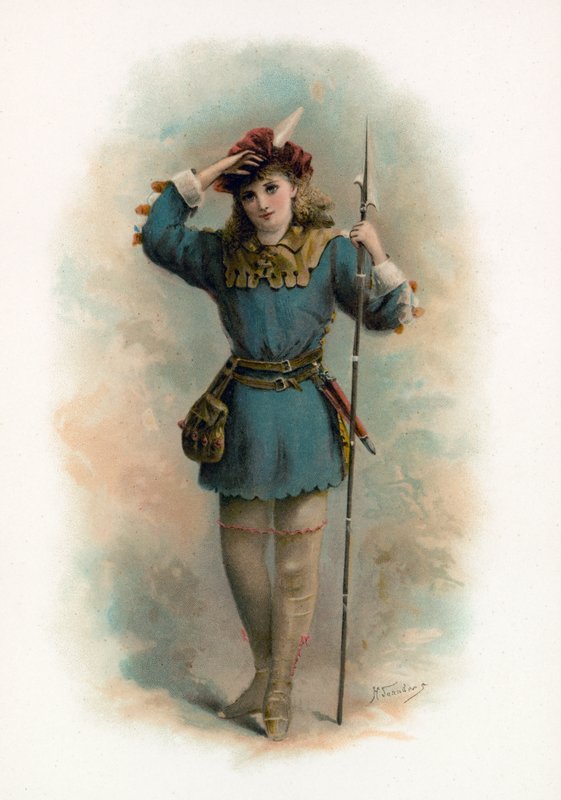 Rosalind aus Wie es euch gefällt von H. Saunders