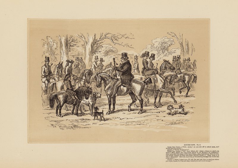 Rotten Row, Nr. 5, Was für eine Schande von Hablot Knight (1815 92) Browne